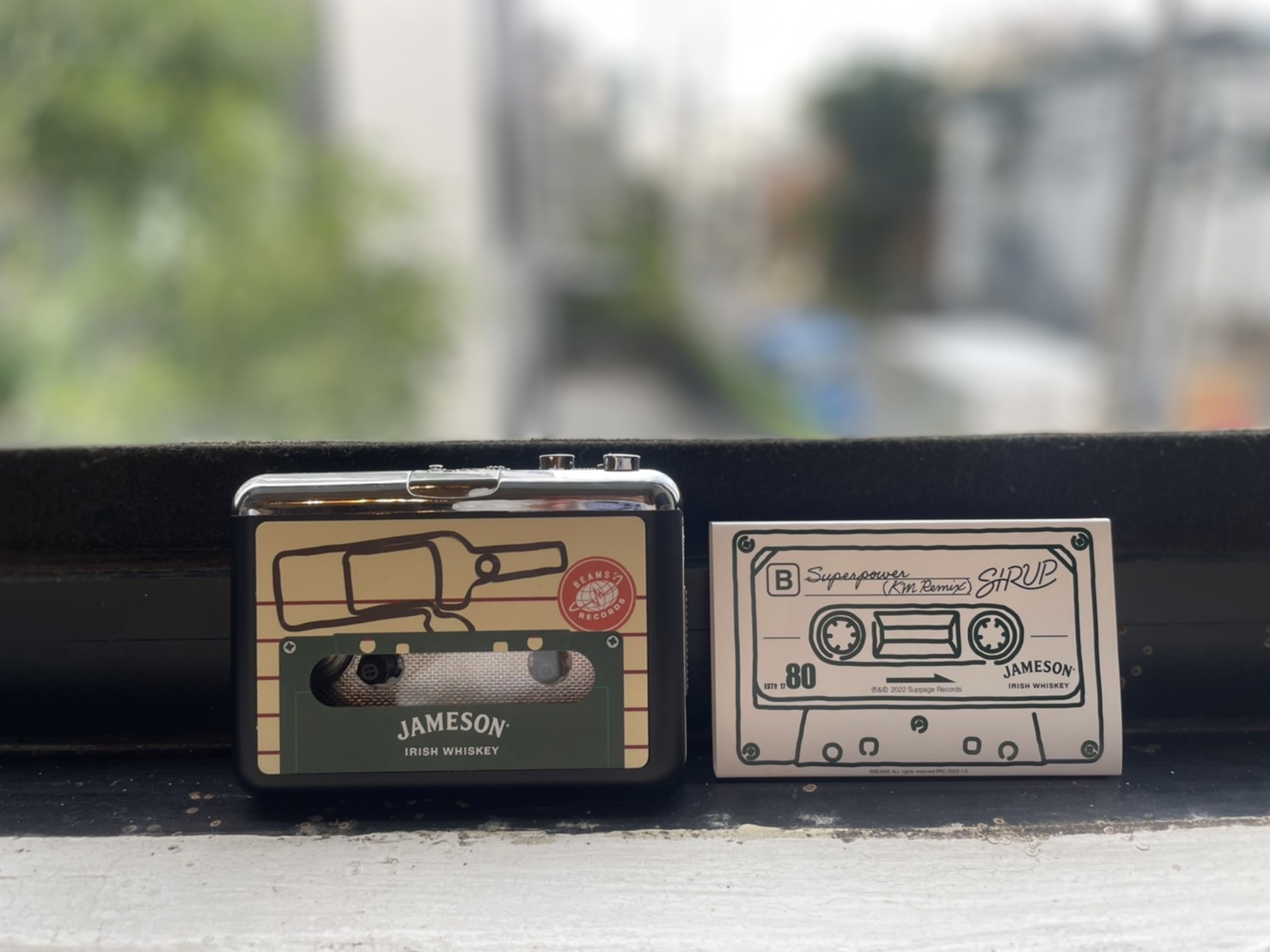 JAMESON × SIRUP オリジナルカセットテープセットが当たるコラボ