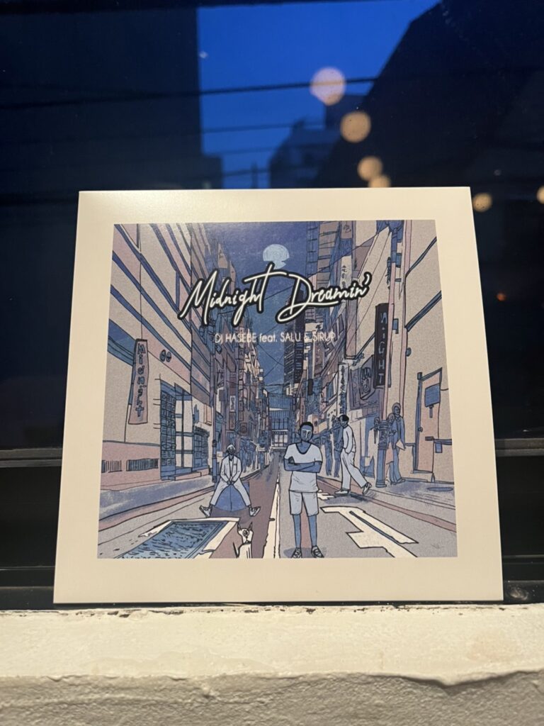 DJ HASEBE「Midnight Dreamin' feat. SALU & SIRUP」7インチで