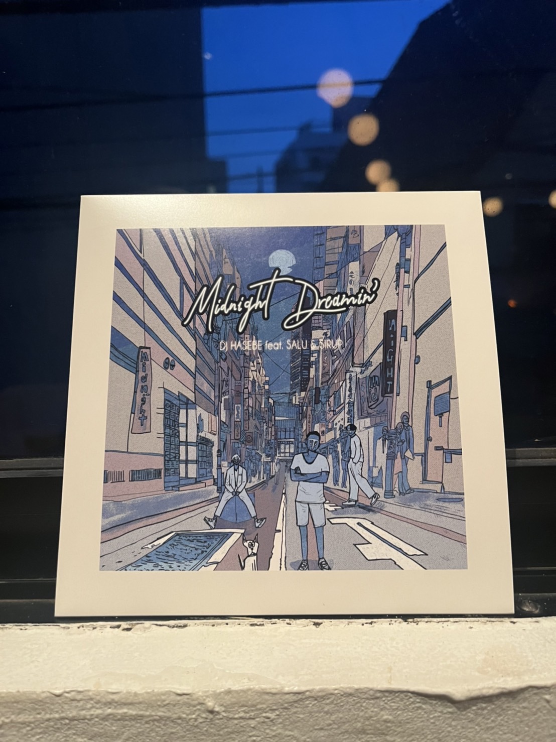 DJ HASEBE「Midnight Dreamin' feat. SALU & SIRUP」7インチで