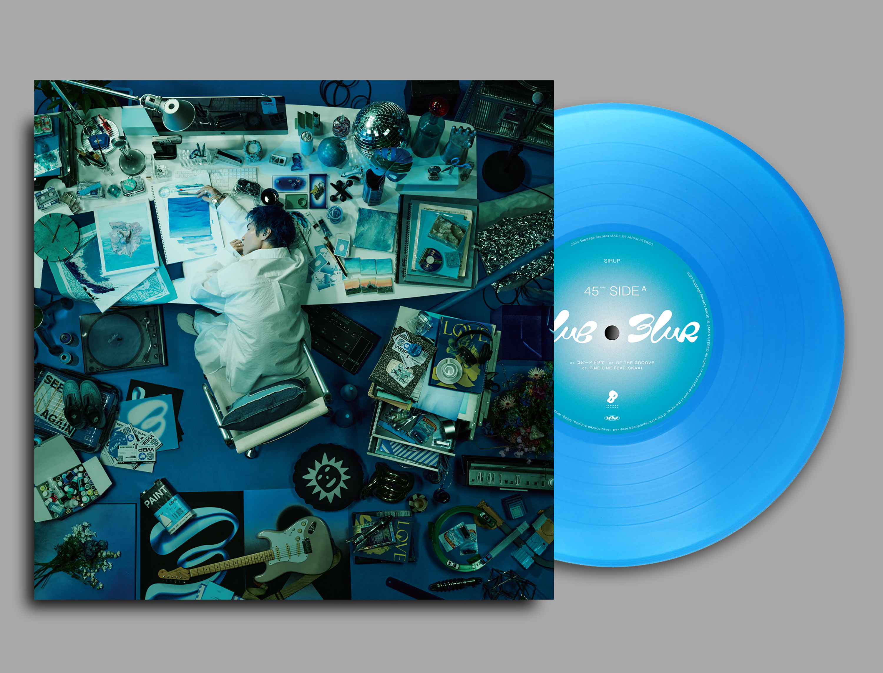 SIRUP 最新EP「BLUE BLUR」の12inchアナログレコードが発売決定