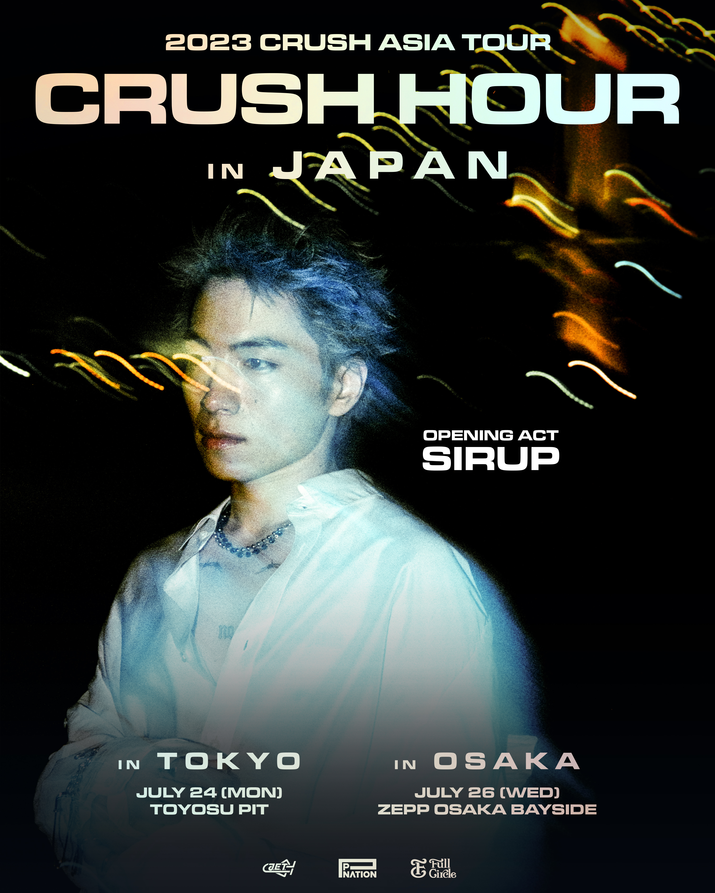 Crush初来日公演「CRUSH HOUR IN JAPAN」にオープニングアクトとして