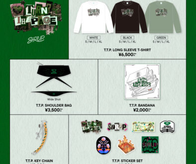 TURN-THE-PAGEグッズ告知画像